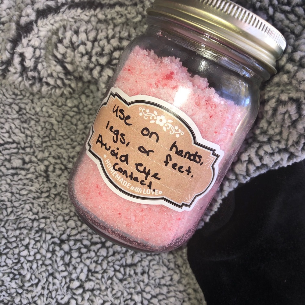 Homemade body scrubs
